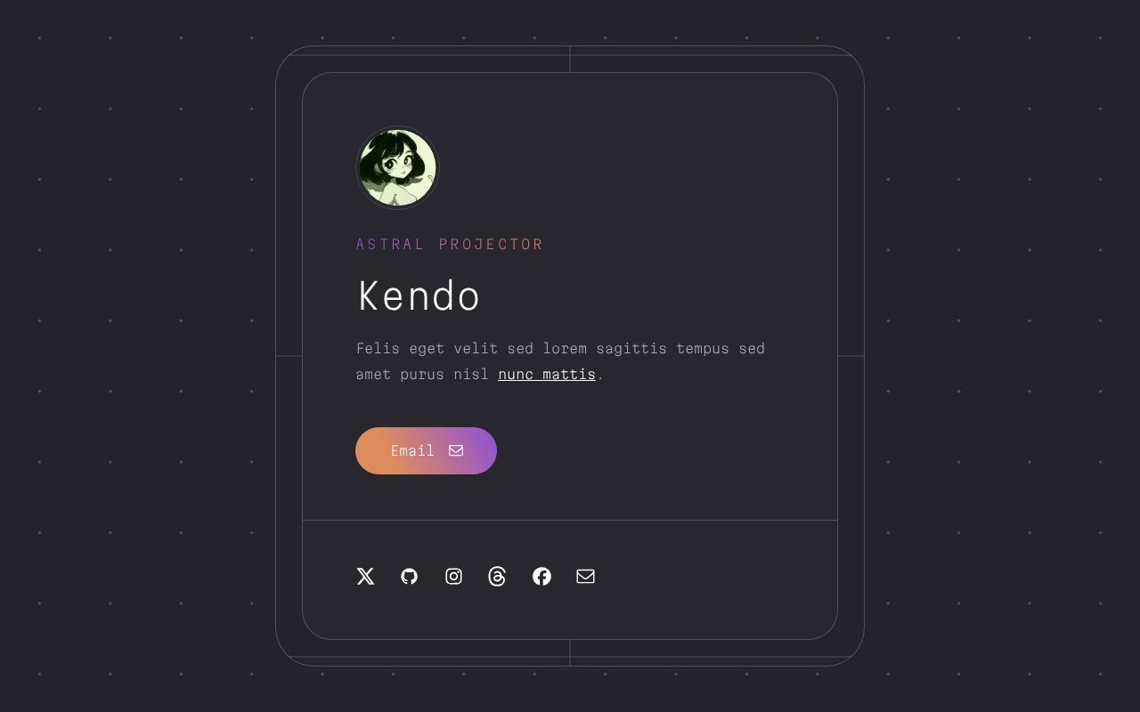Carrd profile picture for @stripes